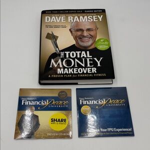 The Total Money Makeover Book and Financial Peace University CDs Dave Ramsey